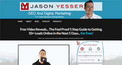 Desktop Screenshot of jasonyesser.com