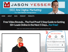 Tablet Screenshot of jasonyesser.com